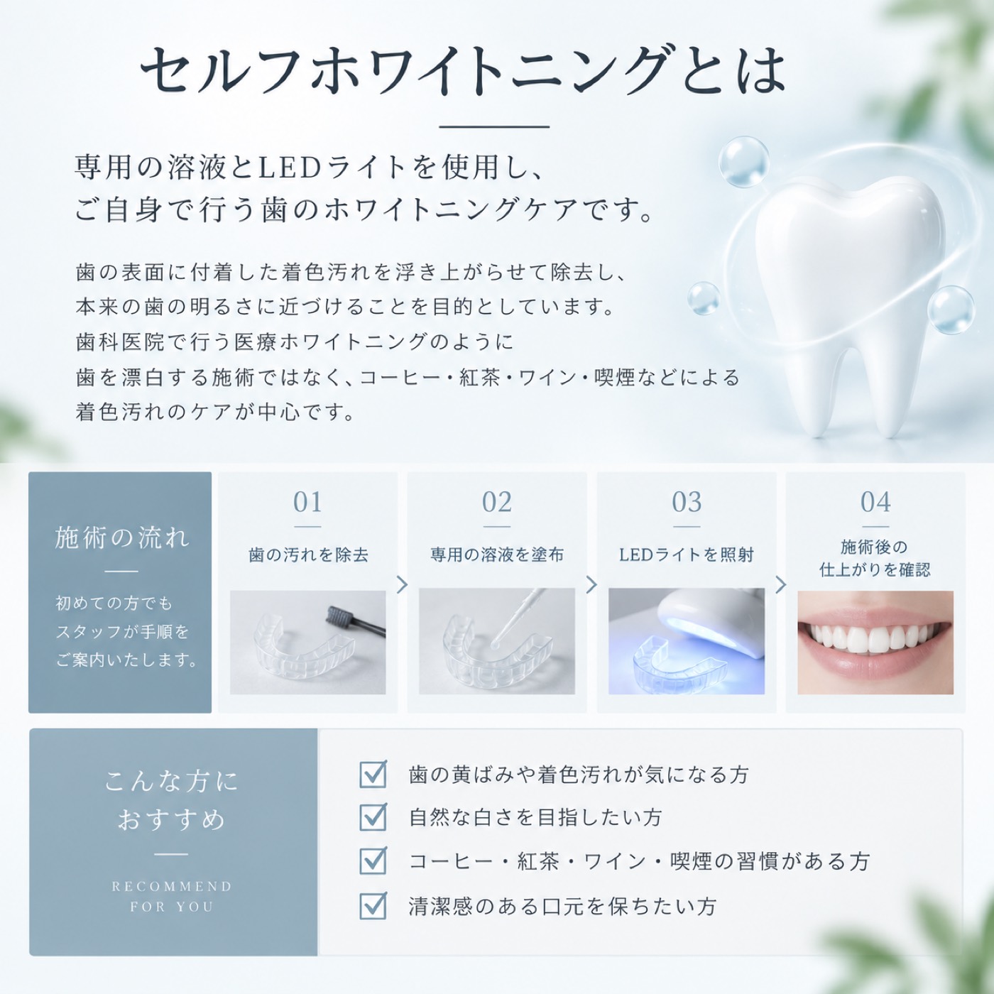 セルフホワイトニング